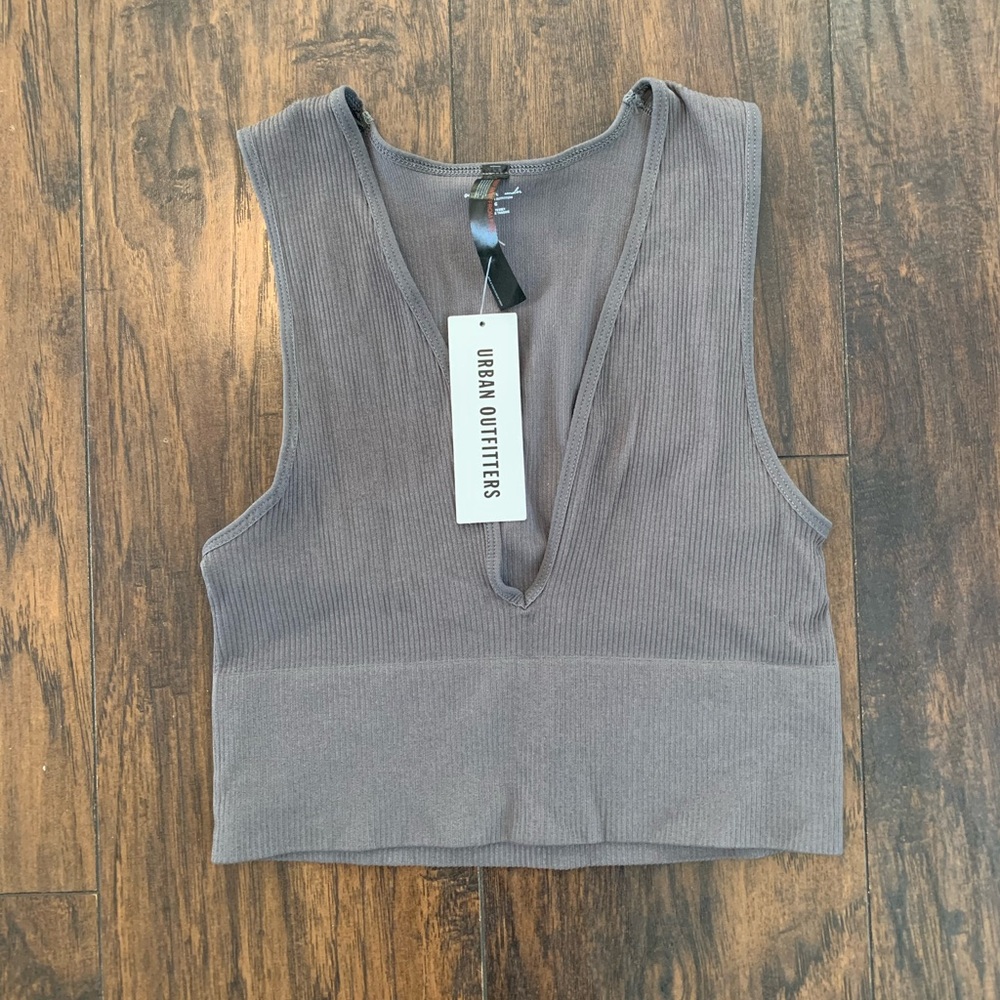 Grey UO Out From Under Hailey Tank/Bra Top